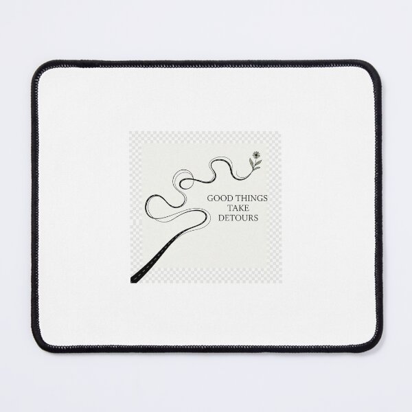 Item preview, Good Things Take Detours Minimalist Journey Quote Design designed and sold by ImagineDraws.