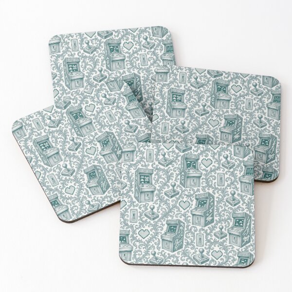 Item preview, Retro Arcade Toile Seamless Pattern | Vintage Cozy Gaming Toile Repeat designed and sold by StickyGuys.