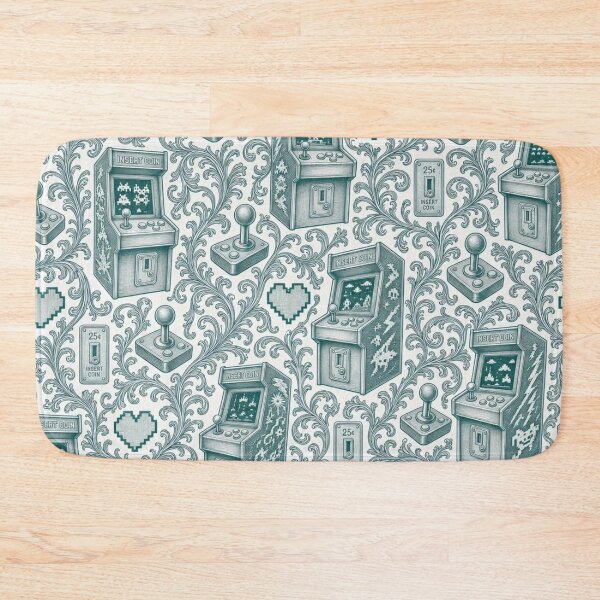 Item preview, Retro Arcade Toile Seamless Pattern | Vintage Cozy Gaming Toile Repeat designed and sold by StickyGuys.