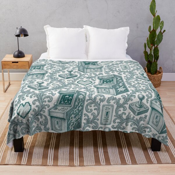 Item preview, Retro Arcade Toile Seamless Pattern | Vintage Cozy Gaming Toile Repeat designed and sold by StickyGuys.