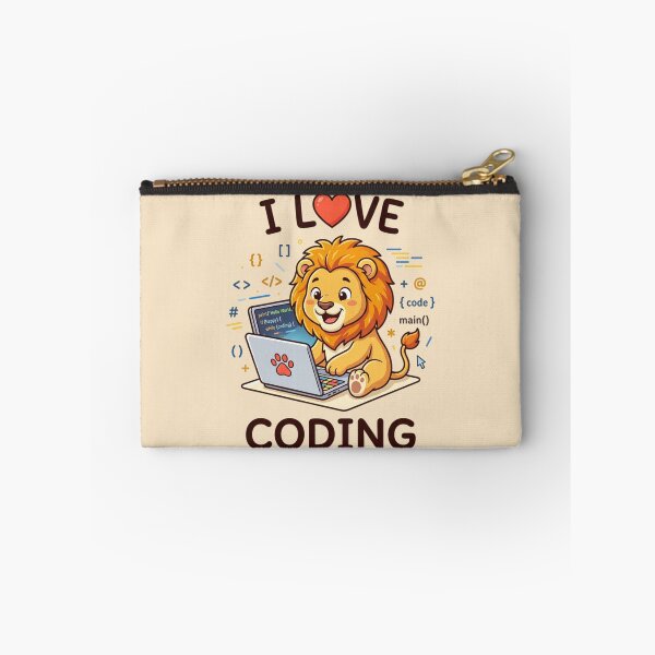 Item preview, 'I Love Coding' Lion designed and sold by TriStudio.