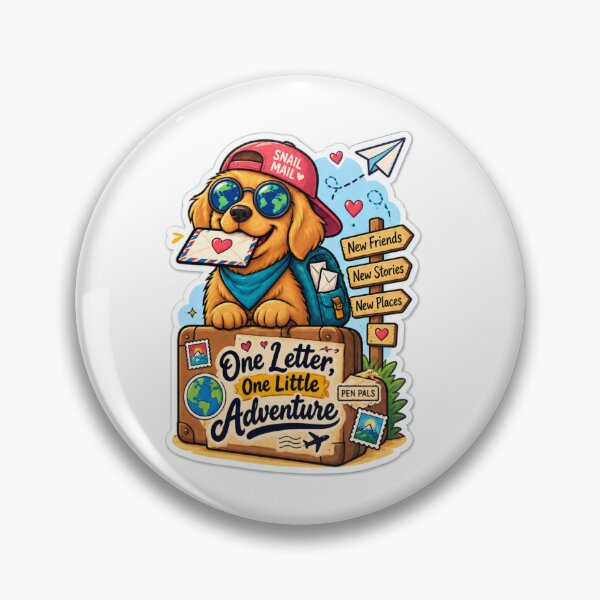 Item preview, One Letter One Little Adventure | Pen Pal Travel Mail Sticker designed and sold by alexcorporation.