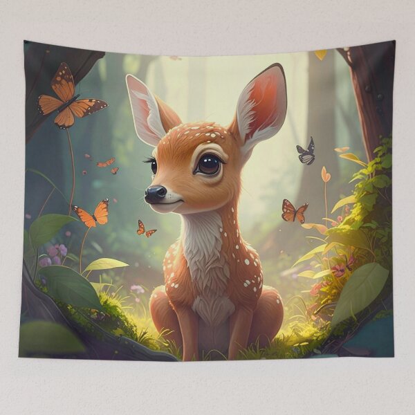 Item preview, Fawn In the Forest 1 designed and sold by WeaveSphere.