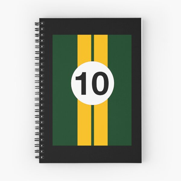 Item preview, British Racing Green And Yellow Racing Stripes designed and sold by TashaDorga.