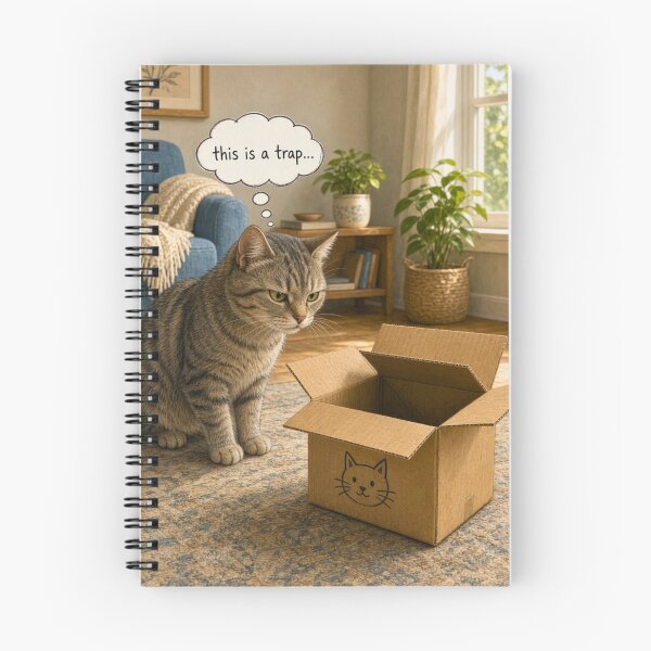 Item preview, これは罠だ…猫 designed and sold by nyankojikan.