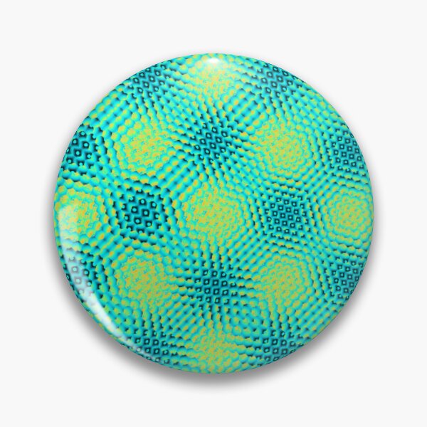 Item preview, Retro Honeycomb Sky Blue Pattern designed and sold by Shy Fractal Designs.