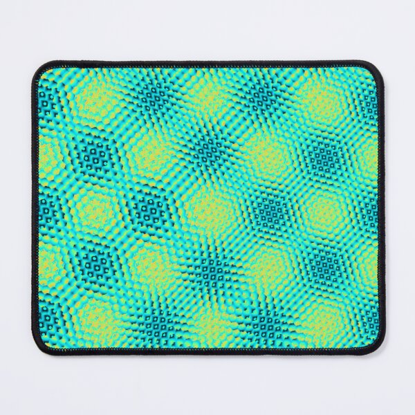 Item preview, Retro Honeycomb Sky Blue Pattern designed and sold by Shy Fractal Designs.