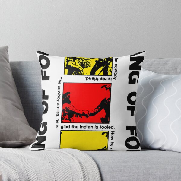 Aperçu de l'œuvre Cadre jaune et rouge post-punk créée et vendue par ChromeStreet.