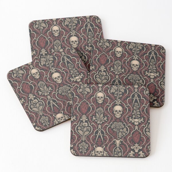 Item preview, Anatomy Library Damask Seamless Pattern | Vintage Bookish Dark Academia Toile Repeat designed and sold by StickyGuys.