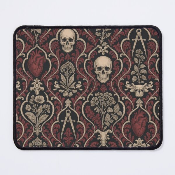 Item preview, Anatomy Library Damask Seamless Pattern | Vintage Bookish Dark Academia Toile Repeat designed and sold by StickyGuys.