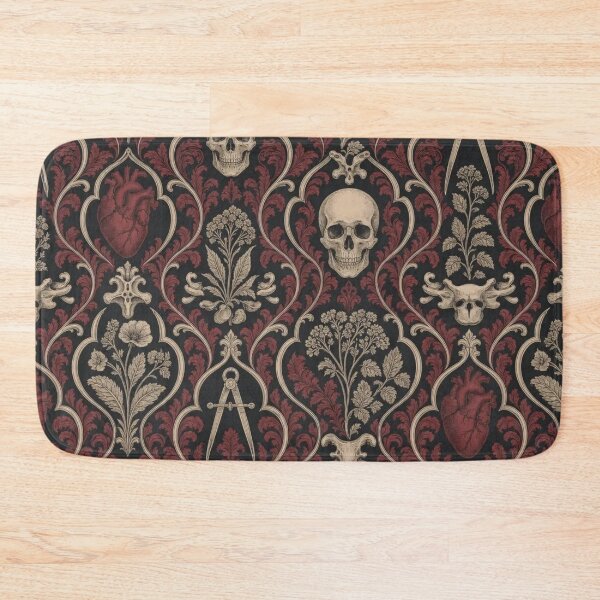 Item preview, Anatomy Library Damask Seamless Pattern | Vintage Bookish Dark Academia Toile Repeat designed and sold by StickyGuys.