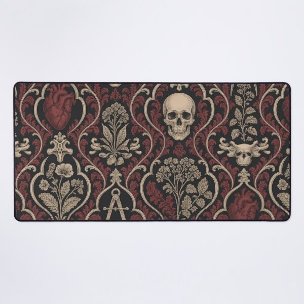 Item preview, Anatomy Library Damask Seamless Pattern | Vintage Bookish Dark Academia Toile Repeat designed and sold by StickyGuys.