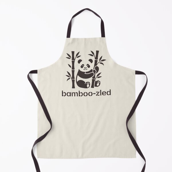Item preview, Bamboo-zled Panda Bear Funny Bamboo Pun (Light BKG) designed and sold by JumpJammiesTees.