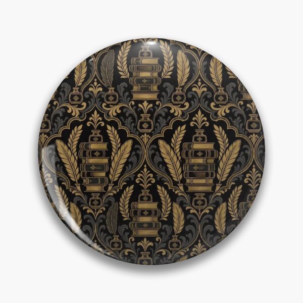 Item preview, Dark Academia Book Damask Seamless Pattern | Vintage Bookish Dark Academia Toile Repeat designed and sold by StickyGuys.