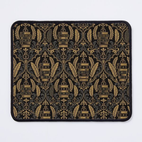 Item preview, Dark Academia Book Damask Seamless Pattern | Vintage Bookish Dark Academia Toile Repeat designed and sold by StickyGuys.