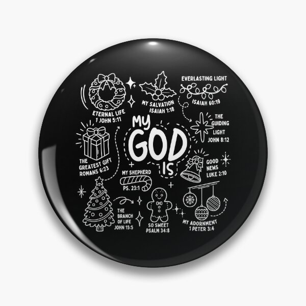 Item preview, My God Is Christmas designed and sold by cabanalunaire.