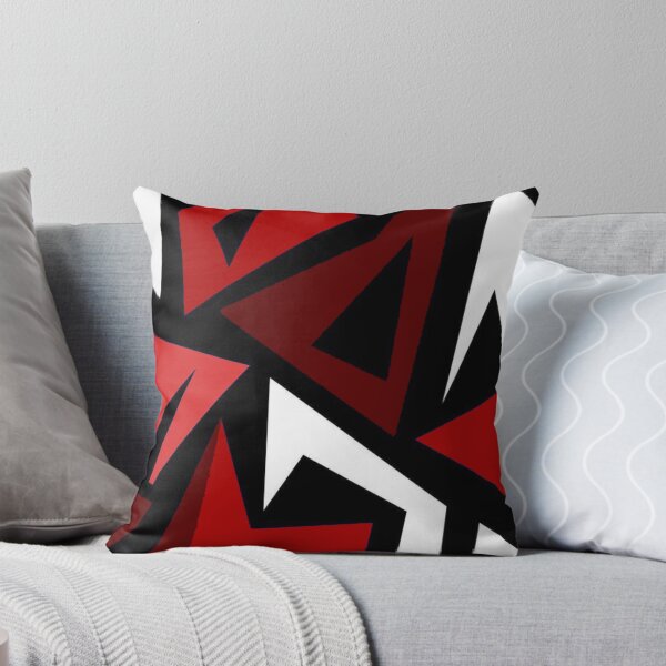 Item preview, Red and Black Urban Camo Abstract Shapes Art designed and sold by Jimakmo.