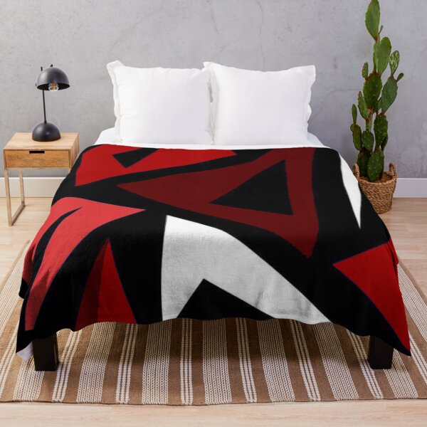 Item preview, Red and Black Urban Camo Abstract Shapes Art designed and sold by Jimakmo.