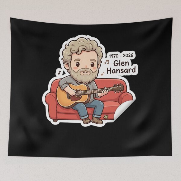 Item preview, Glen Hansard Acoustic Folk Music Dublin Artist designed and sold by HaytamShop.