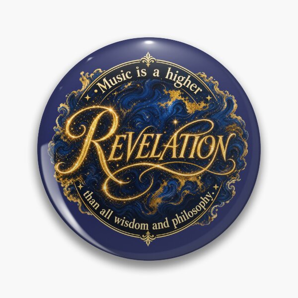 Item preview, Beethoven Quote: Music is a higher revelation than all wisdom and philosophy - Dark Academia Classical Music Art designed and sold by DoReMiStudio.