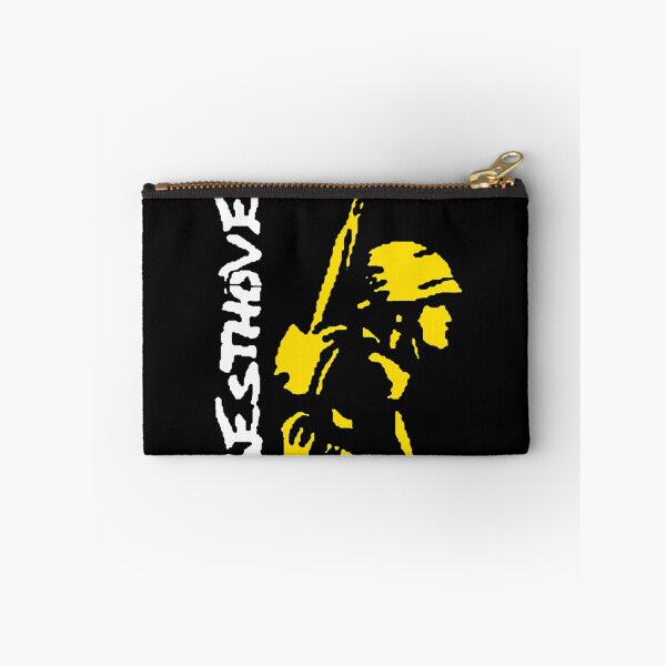 Item preview, White Typography Yellow Silhouette Soldier designed and sold by ChromeStreet.