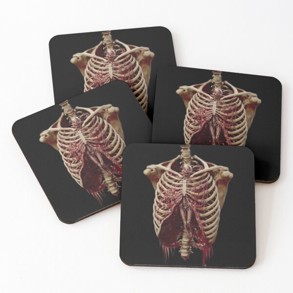Item preview, Realistic Open Ribcage Body Horror Skeleton Costume designed and sold by The Funky Sprunki.