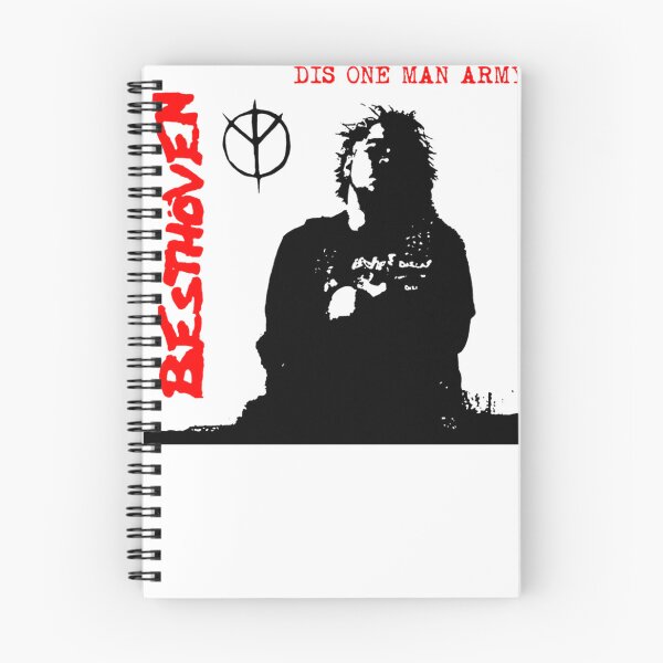 Item preview, Red Typography Crust Punk Silhouette Black designed and sold by ChromeStreet.
