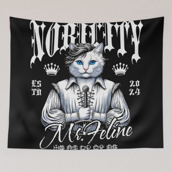 Item preview, Nobility Mr Feline - Gothic Renaissance Knight Cat Sword Art designed and sold by GenZFashion000.