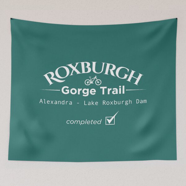Item preview, Roxburgh Trail New Zealand white font designed and sold by MY NEW ZEALAND.