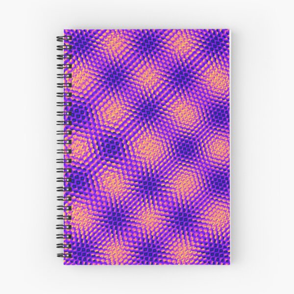 Item preview, Retro Honeycomb Purple Pattern designed and sold by Shy Fractal Designs.