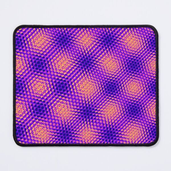 Item preview, Retro Honeycomb Purple Pattern designed and sold by Shy Fractal Designs.