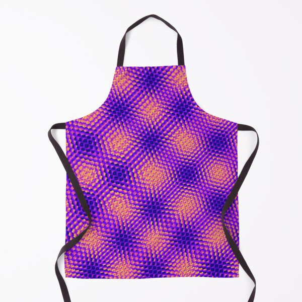 Item preview, Retro Honeycomb Purple Pattern designed and sold by Shy Fractal Designs.