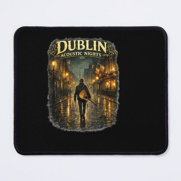 Item preview, Dublin Acoustic Nights Irish Folk Music Art designed and sold by HaytamShop.