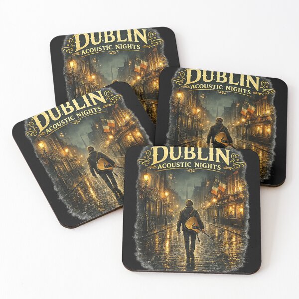 Item preview, Dublin Acoustic Nights Irish Folk Music Art designed and sold by HaytamShop.
