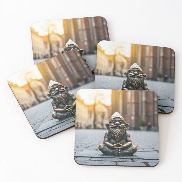 Item preview, Wroclaw Meditating Gnome - Zen Design designed and sold by Purrfecta.