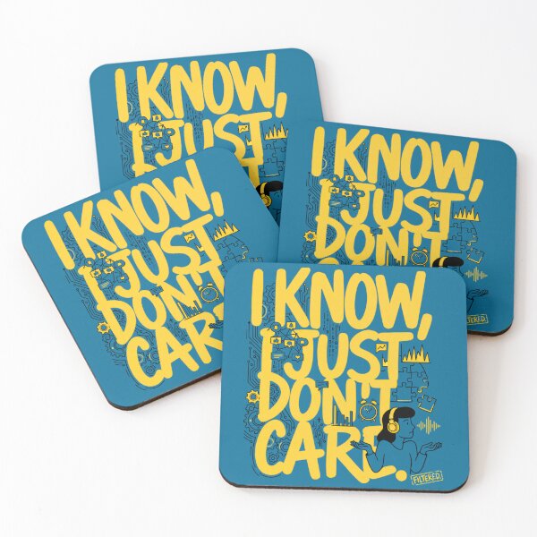 Item preview, I Know, I Just Don’t Care designed and sold by FatmaAhmed90.