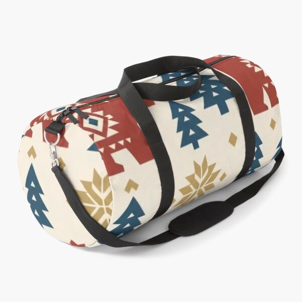 Item preview, Scandinavian Bear Pine Seamless Pattern | Nordic Folk Art Winter Textile designed and sold by StickyGuys.