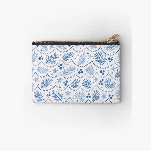 Item preview, Polish Pottery Christmas Seamless Pattern | Boleslawiec Blue and White Folk Ceramic designed and sold by StickyGuys.