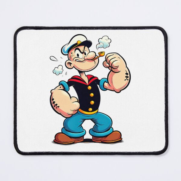 Item preview, Muscular Sailor Flexing Arm Muscle With Smoking Pipe designed and sold by ElnurStore.