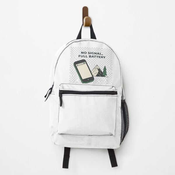 Item preview, No Signal Full Battery Funny Digital Detox Design designed and sold by ImagineDraws.