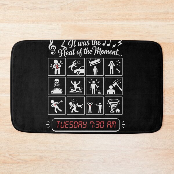 Item preview, It was the Heat of the Moment TUESDAY 7:30 AM designed and sold by ErinRuthie.