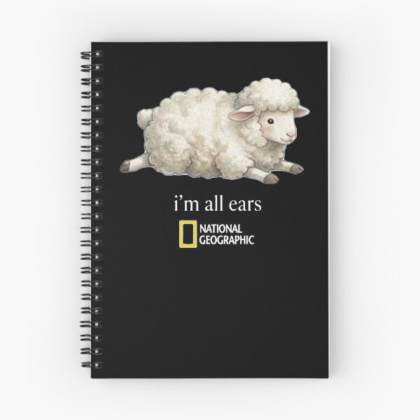 Item preview, National Geographic Sheep I'm All Ears Wildlife Graphic T-Shirt Nature Tee designed and sold by Doptlavia.
