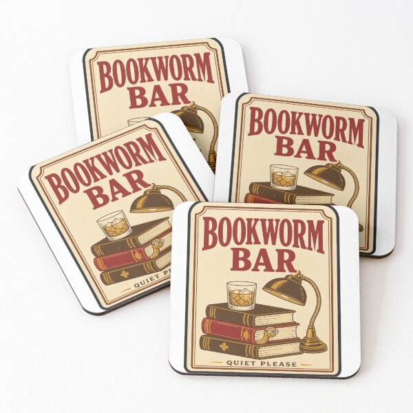 Item preview, Bookworm Bar Vintage Matchbook | Retro Book Lover Matchbook Art Reading Gift designed and sold by StickyGuys.