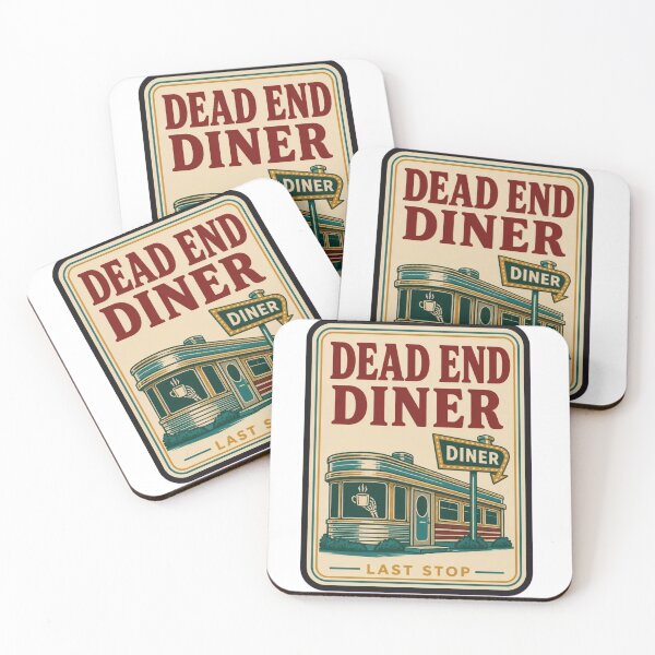Item preview, Dead End Diner Vintage Matchbook | Retro Roadside Diner Matchbook Art Spooky designed and sold by StickyGuys.