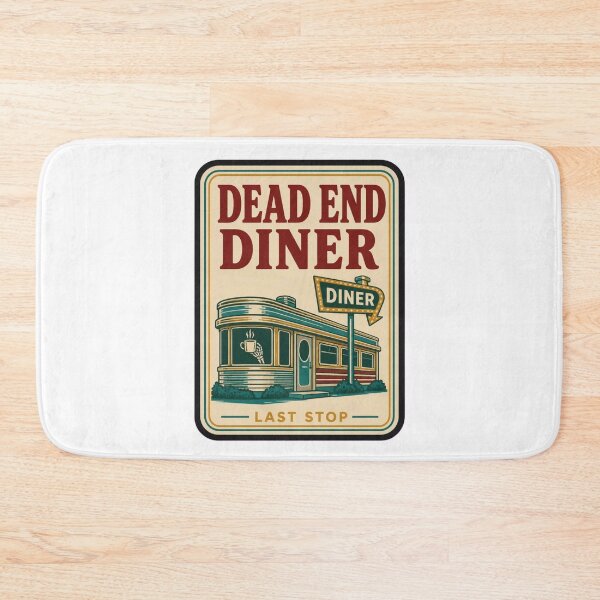 Item preview, Dead End Diner Vintage Matchbook | Retro Roadside Diner Matchbook Art Spooky designed and sold by StickyGuys.