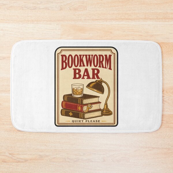 Item preview, Bookworm Bar Vintage Matchbook | Retro Book Lover Matchbook Art Reading Gift designed and sold by StickyGuys.