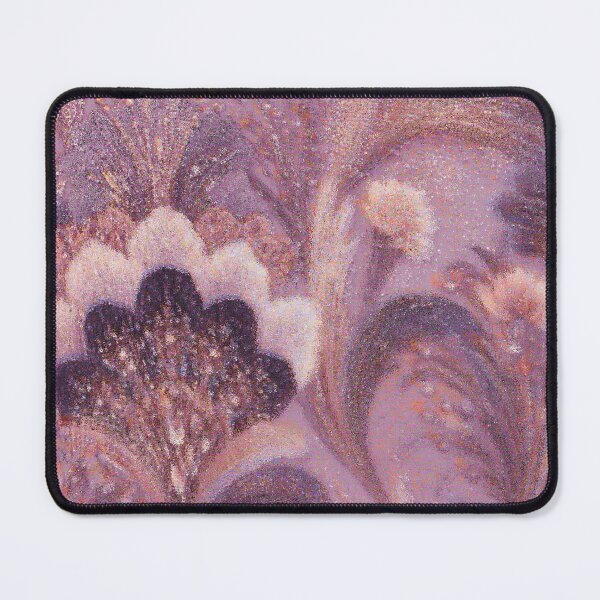 Item preview, Textured purple and rose gold mosaic pattern with ornamental motifs. designed and sold by dibartstudio.