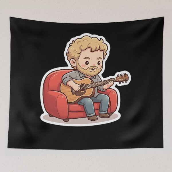 Item preview, Glen Hansard Acoustic Folk Music Artist designed and sold by DavidThe1.
