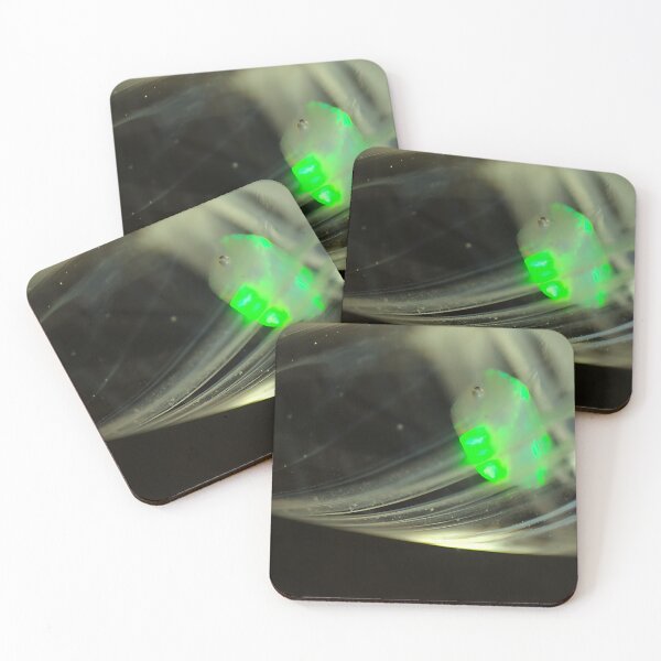 Item preview, Emerald Core — Borosilicate Glass Microscopy Art designed and sold by HIKARIMi.