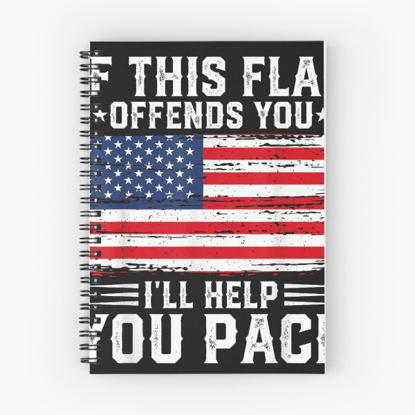 Item preview, Patriotic Fourth of July Store If This Offends You I'll Help You Pack USA American Flag designed and sold by forthelovat12.